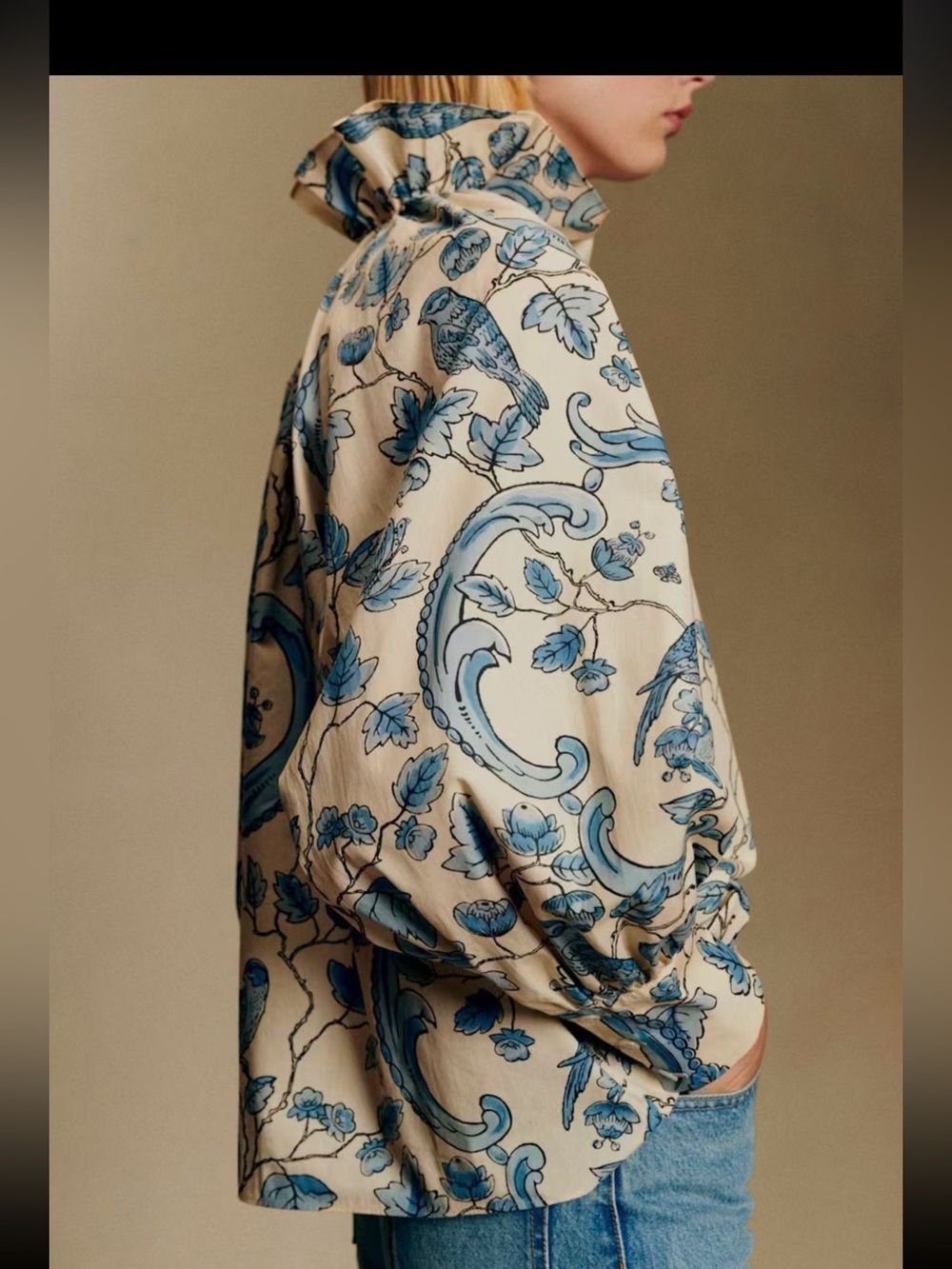 Sezane Antoinette Poisson HILLIS Blouse, S M L - Picture 3 of 8